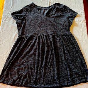 Charcoal grey maternity tee